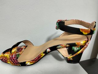 Sandalias tacón 40 - Flores