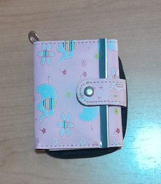 Monedero Elefantes Rosa
