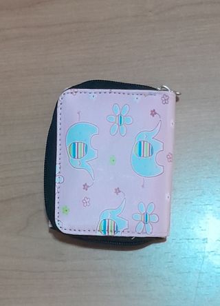 Monedero Elefantes Rosa