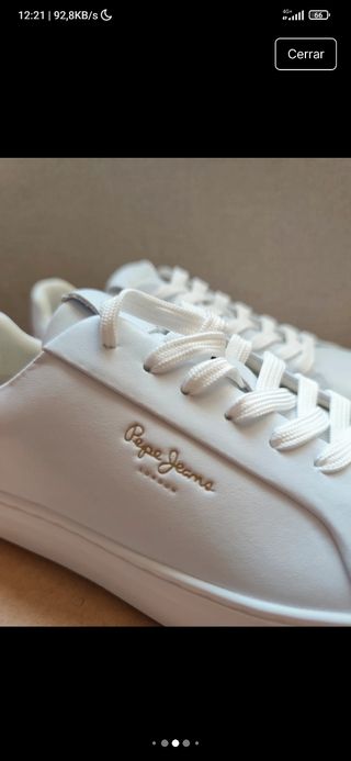 Zapatillas Pepe Jeans blancas, nuevas a estrenar.