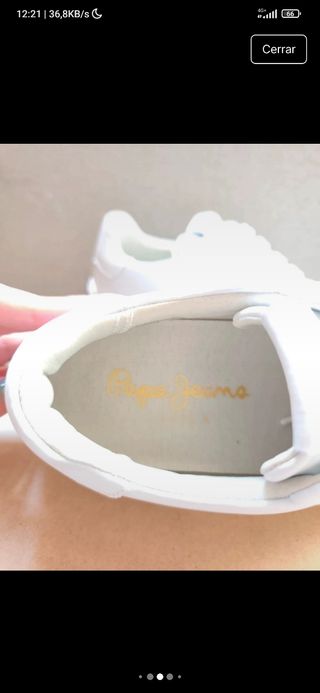 Zapatillas Pepe Jeans blancas, nuevas a estrenar.