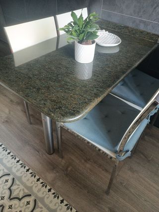 Mesa de mármol - cocina 60x1m