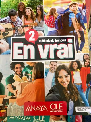 EN VRAI 2 libro de texto de francés 