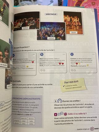 EN VRAI 2 libro de texto de francés 