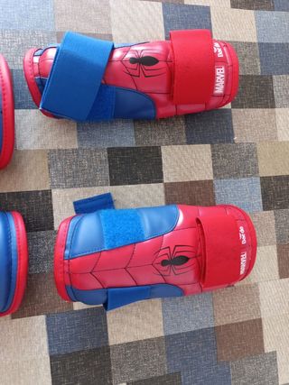 Protectores Taekwondo Spiderman XXS