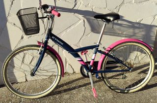 Bicicleta BTWIN niña 24" 6v