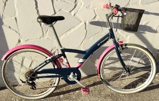 Bicicleta BTWIN niña 24" 6v