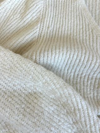 Jersey blanco fruncido - Talla Xs, tallaje grande 