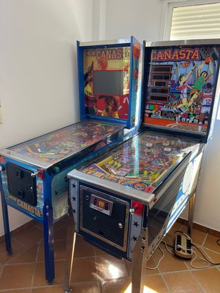 Lote pinball canasta 86 y new canasta de marsaplay