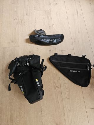 Bolsas bici NEWBOLER y RHINOWALK 