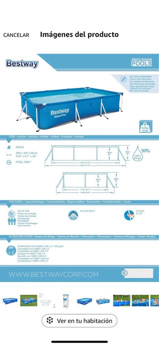 Piscina Bestway Steel Pro