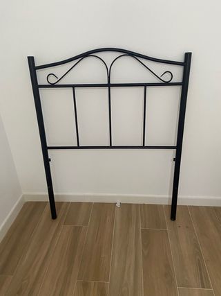 Cabecero cama 90 - forja negro