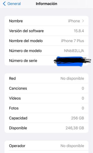 iPhone 7 Plus 256 GB Argento