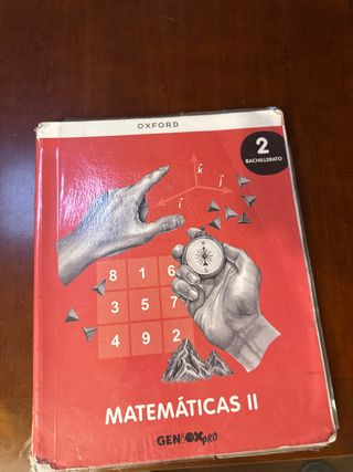 libro matemáticas II segundo bachiller 