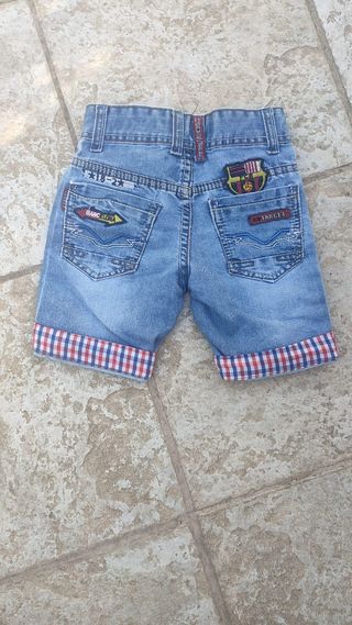 Shorts vaqueros niño FC Barcelona