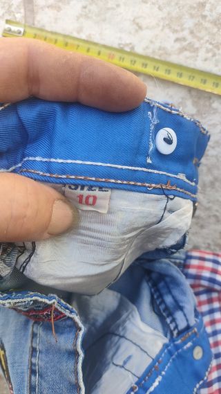 Shorts vaqueros niño FC Barcelona