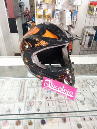 Casco motocross Hellboy
