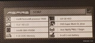Portátil Acer Aspire 5736Z
