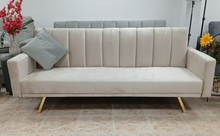 Sofá Cama, Cómodo, Bógota Beige. ¡EN REBAJA!