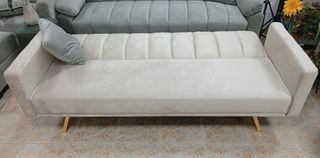 Sofá Cama, Cómodo, Bógota Beige. ¡EN REBAJA!