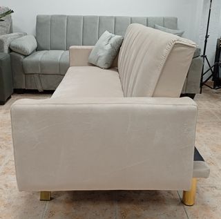 Sofá Cama, Cómodo, Bógota Beige. ¡EN REBAJA!
