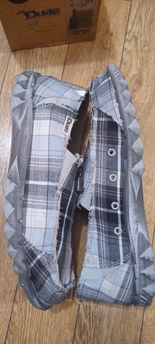 Mocasines Hey Dude 42 - Gris