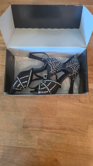 Zapatos baile Manuel Reina Black Widow talla 38
