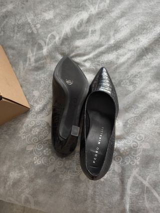Zapatos salón piel mujer -talla 40