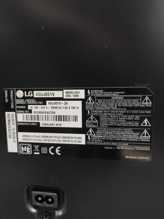Smart TV LG 43P 4K 