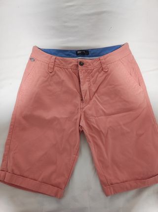 Bermuda Bershka rosa hombre