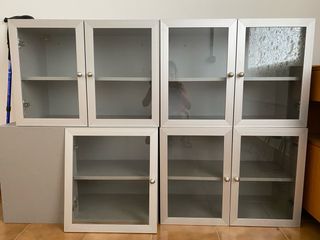 Vitrinas grises metalicas - 4 uds