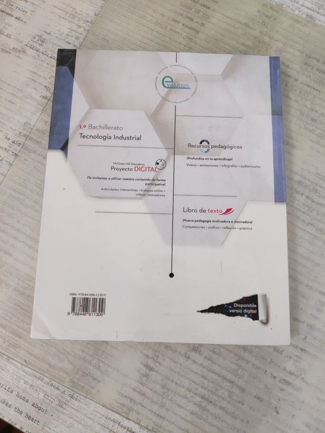 LA Tecnologia Industrial 1 Bachillerato. Libro ...