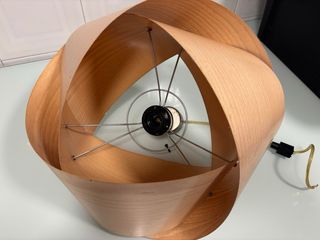 Lámpara techo madera diseño moderno