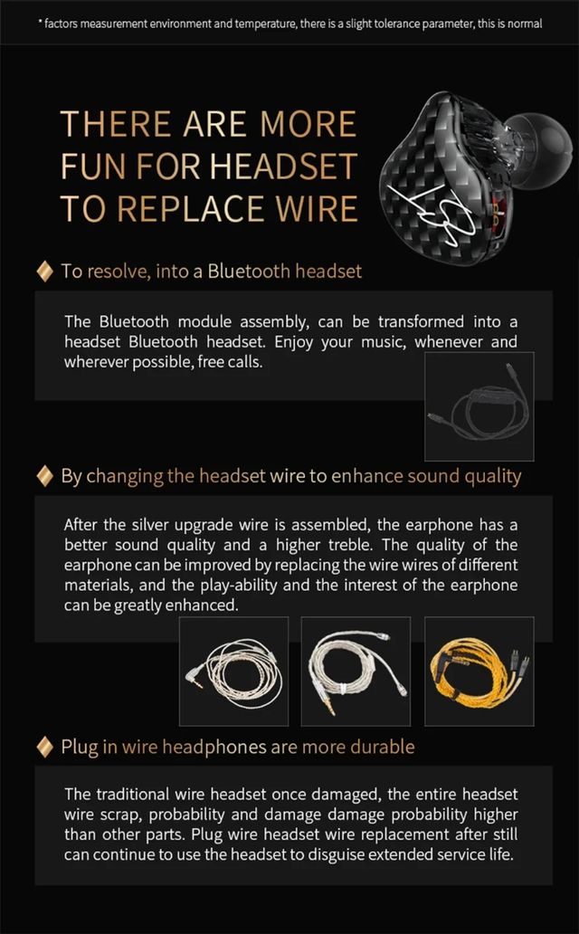 Auriculares KZ ZST híbridos