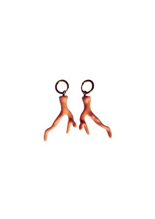 Pendientes coral , pendientes coral rosa, joyas