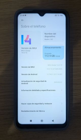 Redmi 10C 4 GB/128 GB 4G NFC