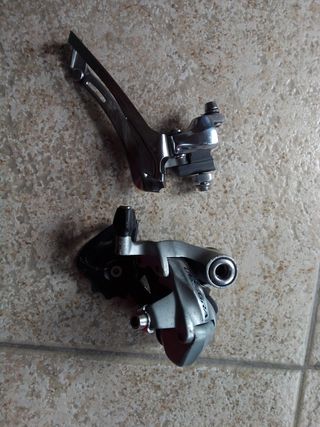 Cambio Ultegra 6700 -Desviador delantero y trasero