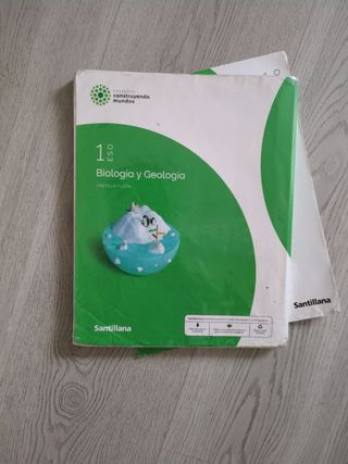 Libro biología y geología 1º eso santillana