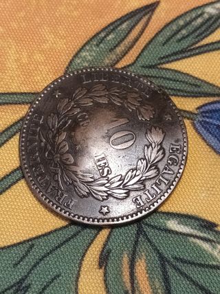Moneta francese 1876