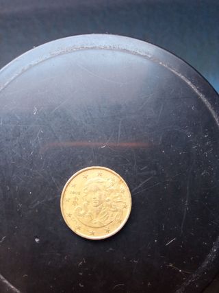 Moneda 10 céntimos 2005 italiana