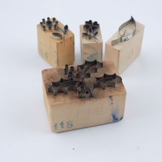 Sellos Madera Grabado - 4uds