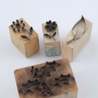 Sellos Madera Grabado - 4uds