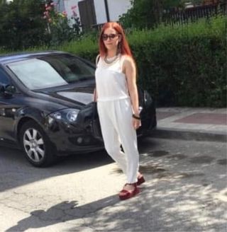 Mono Zara blanco talla S