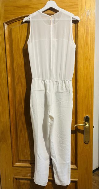 Mono Zara blanco talla S