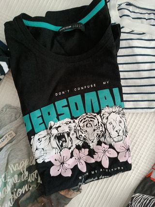 Lote 5 Camisetas tallas varias- Inside|Pull&Bear