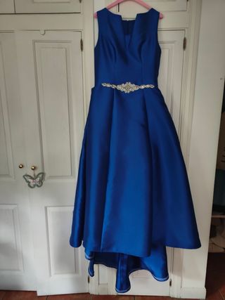 Vestido madrina azul talla 40