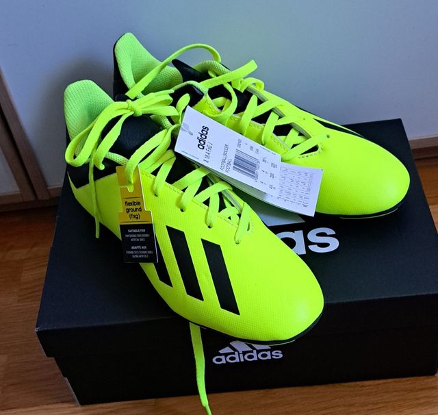 Botas fútbol Adidas niño - Amarillas