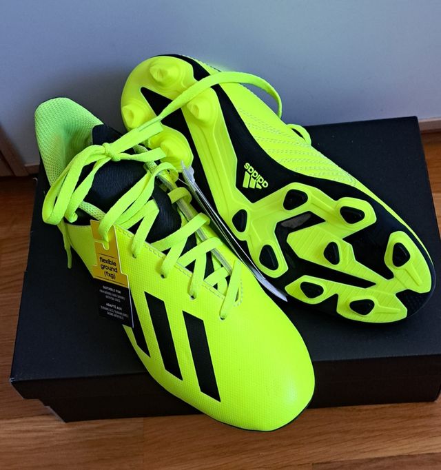 Botas fútbol Adidas niño - Amarillas