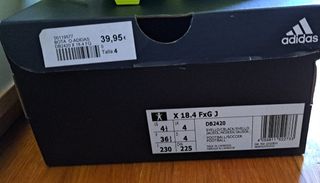 Botas fútbol Adidas niño - Amarillas