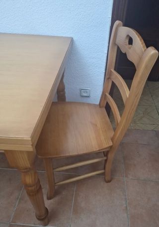 Mesa madera extensible